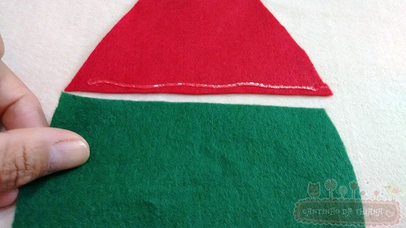Papai Noel de Feltro Sentado